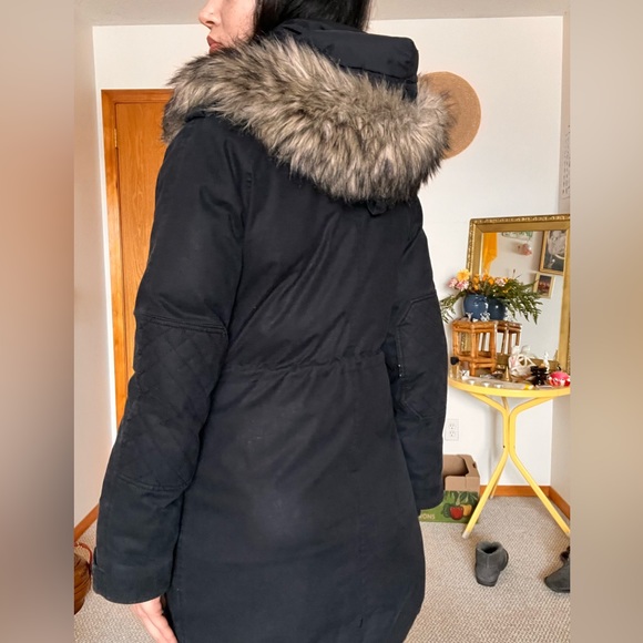 Aritzia Military Edition Duck Down Fishtail Parka in Black, women’s XS - Picture 1 of 11
